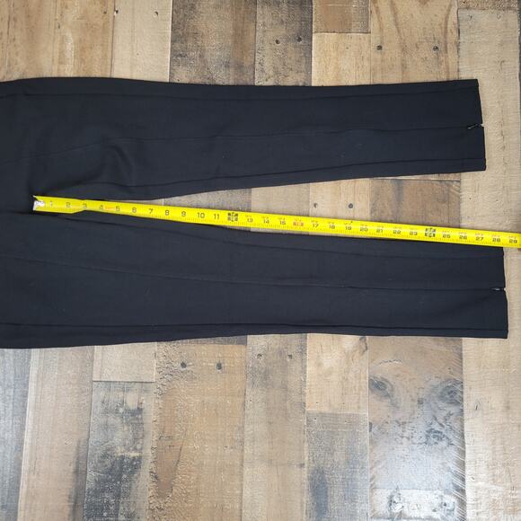 Anthropologie Maeve Zipper Ankle Dress Pants Career Office Black Preppy 0 Petite - Picture 14 of 15